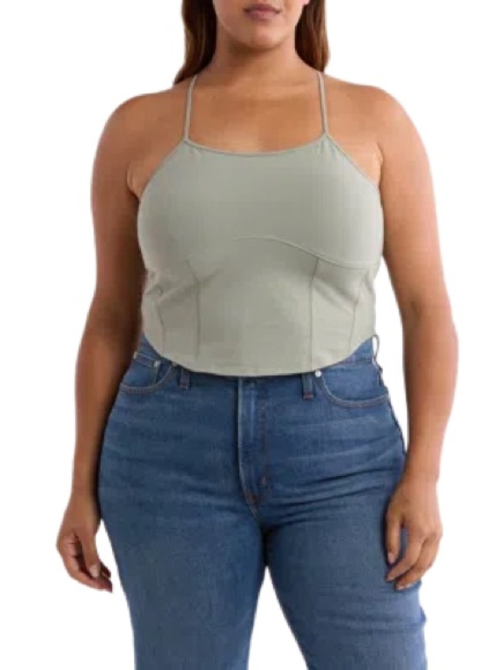 ABOUND corset crop camisole